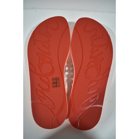 Christian Louboutin Loubi Flip Spikes Donna Flat Drag Thong Flip Flop Sandal 36 - Picture 12 of 12